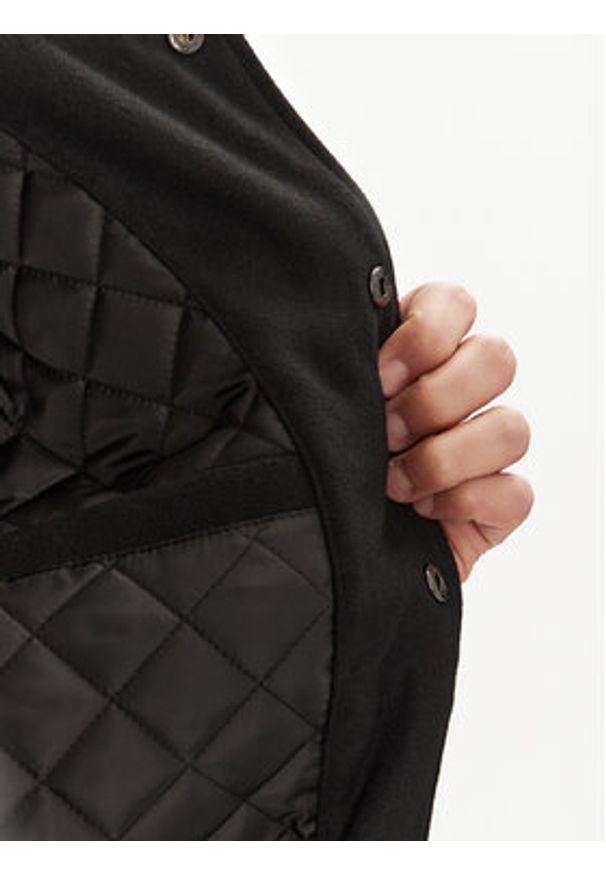 Karl Kani Kurtka bomber Amor Flames 60750019 Czarny Regular Fit. Kolor: czarny. Materiał: wełna, syntetyk