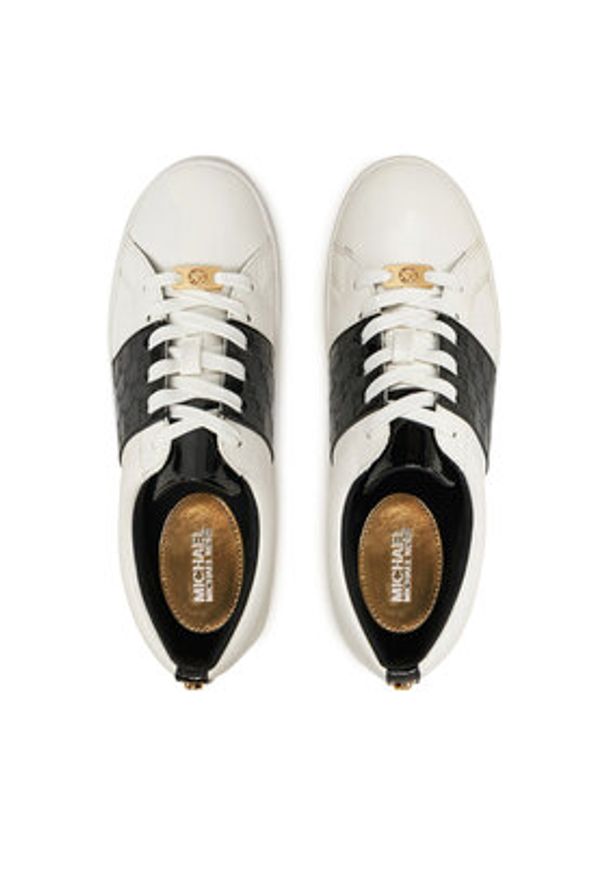 MICHAEL Michael Kors Sneakersy 43F4KTFS1M Biały. Kolor: biały. Materiał: skóra