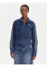 Adidas - adidas Kurtka jeansowa Firebird KD2913 Niebieski Regular Fit. Kolor: niebieski. Materiał: bawełna #1
