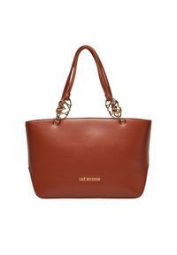 Love Moschino - LOVE MOSCHINO Torebka JC4074PP1NLF0312 Brązowy. Kolor: brązowy. Materiał: skórzane