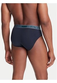 Emporio Armani Underwear Komplet 3 par slipów EM000258 AF10779 MB254 Granatowy. Kolor: niebieski. Materiał: bawełna #4