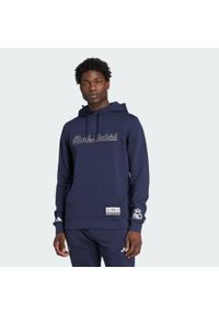 Adidas - Bluza z kapturem Real Madryt US Pack. Typ kołnierza: kaptur. Kolor: biały, wielokolorowy, niebieski