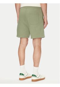 Tommy Jeans Szorty sportowe Flag Beach DM0DM21931 Zielony Regular Fit. Kolor: zielony. Materiał: bawełna. Styl: sportowy