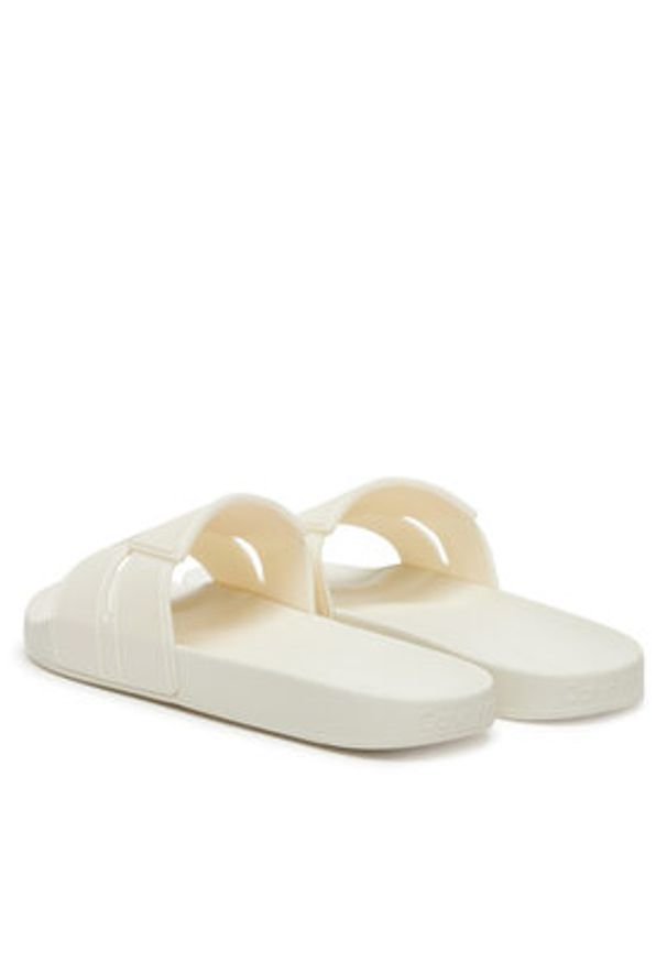 Calvin Klein Klapki Pool Slide Double T HM0HM01752 Biały. Kolor: biały