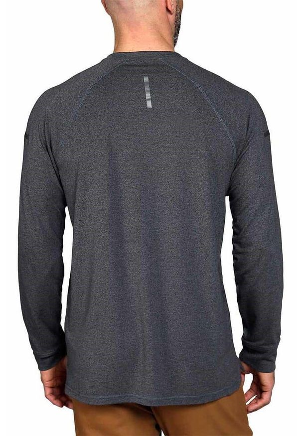 Koszulka sportowa męska z długim rękawem Carhartt. Kolor: szary. Długość rękawa: długi rękaw. Długość: długie. Sport: turystyka piesza