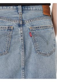 Levi's® Spódnica jeansowa A7512-0000 Niebieski Regular Fit. Kolor: niebieski. Materiał: bawełna