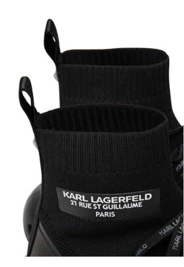 Karl Lagerfeld - KARL LAGERFELD Sneakersy K/Kite Run KL54645 Czarny. Kolor: czarny. Sport: bieganie