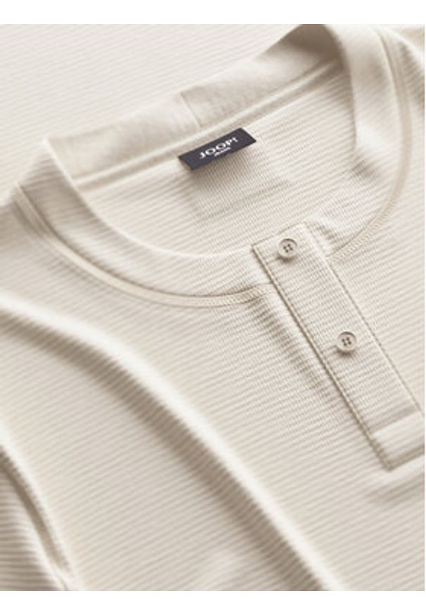 JOOP! Jeans Longsleeve 30044757 Beżowy Modern Fit. Kolor: beżowy. Materiał: bawełna. Długość rękawa: długi rękaw