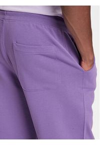 United Colors of Benetton - United Colors Of Benetton Spodnie dresowe 342ZUF01B Fioletowy Regular Fit. Kolor: fioletowy. Materiał: bawełna #3