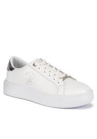 Beverly Hills Polo Club Sneakersy V12-712 Biały. Kolor: biały. Materiał: skóra #4