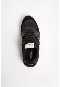 Emporio Armani - Sneakersy EMPORIO ARMANI. Materiał: zamsz, materiał. Wzór: nadruk #4