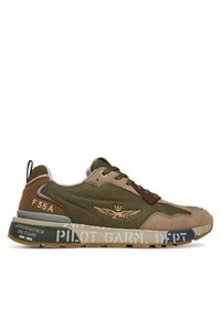 Sneakersy Aeronautica Militare. Kolor: zielony #1