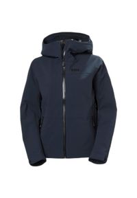 Damska kurtka narciarska Helly Hansen motionista 3l shell. Kolor: niebieski. Sezon: zima, wiosna. Sport: narciarstwo #1