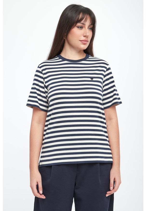 Weekend Max Mara - T-shirt damski w paski Venaco WEEKEND MAX MARA. Wzór: paski