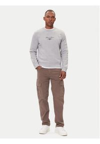 Guess Jeans Bluza M5BQ35 K9V31 Szary Slim Fit. Kolor: szary. Materiał: bawełna #5