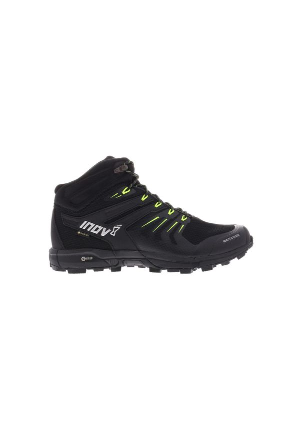 Buty trekkingowe męskie Inov-8 Roclite 345 Gtx V2. Zapięcie: sznurówki. Kolor: czarny. Materiał: syntetyk, materiał, guma. Szerokość cholewki: normalna. Sport: bieganie