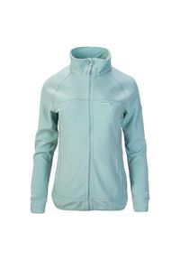 Hi-tec - Damska Bluza Polarowa Sauli. Kolor: turkusowy, niebieski, wielokolorowy, biały. Materiał: polar. Sport: turystyka piesza #1