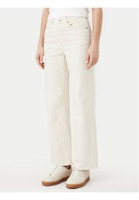 Vero Moda Jeansy Tessa 10287303 Écru Wide Leg #1