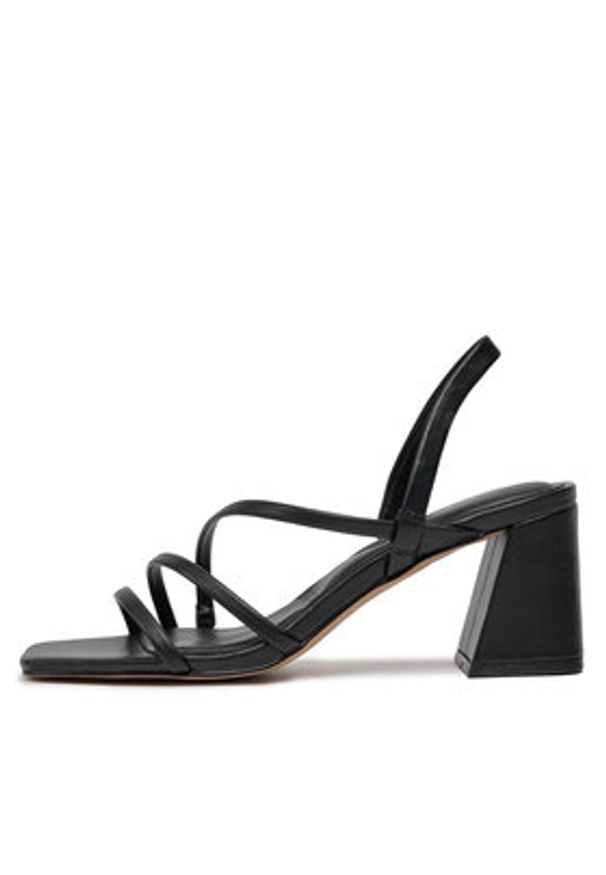 Aldo Sandały Atlanticus 13706599 Czarny. Kolor: czarny. Materiał: skóra