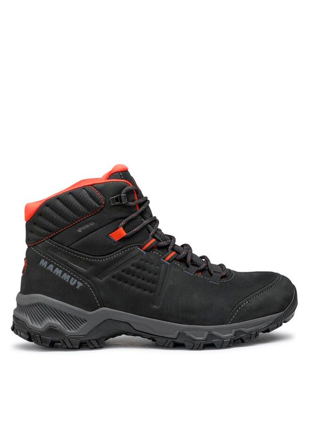 Trekkingi Mammut. Kolor: czarny. Technologia: Gore-Tex. Sport: turystyka piesza