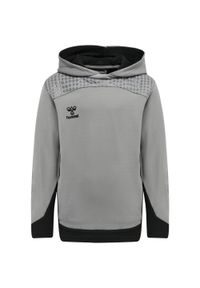 Bluza dziecięca z kapturem Hummel hmlLEAD poly. Typ kołnierza: kaptur. Kolor: szary. Sport: joga i pilates #1