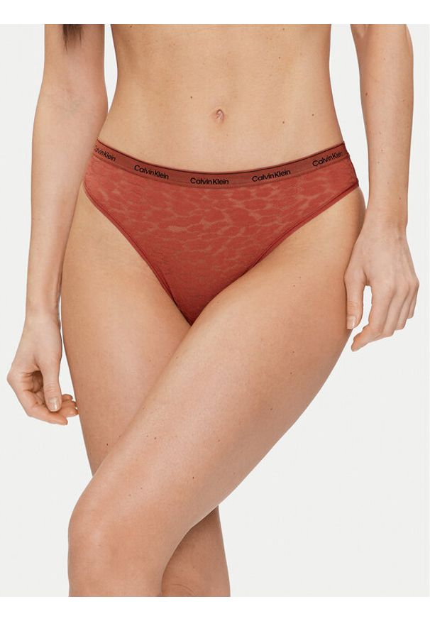 Calvin Klein Underwear Figi brazylijskie 000QD5233E Beżowy. Kolor: beżowy. Materiał: syntetyk