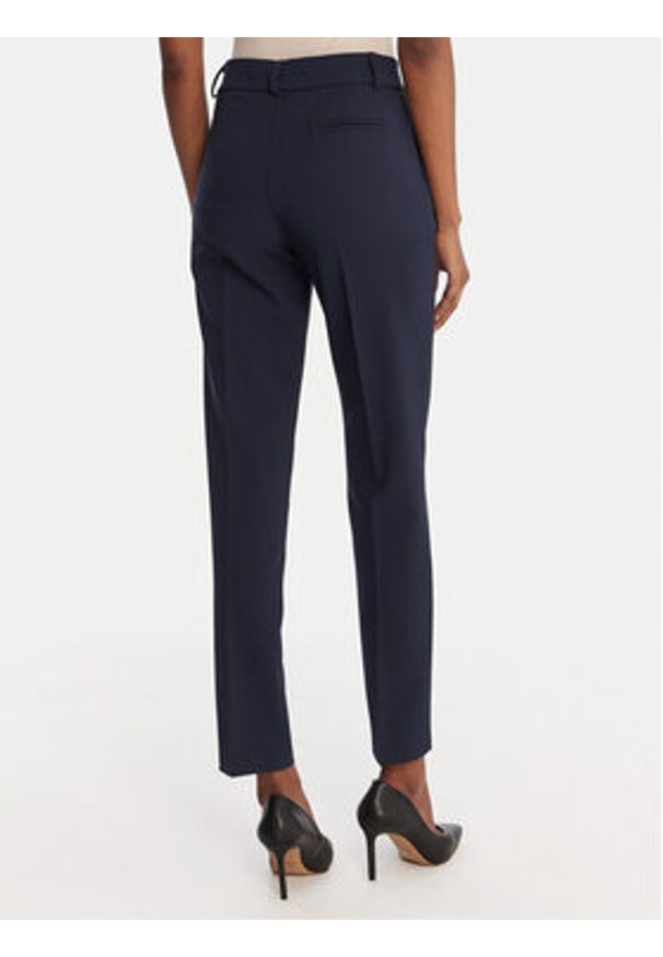 Rinascimento Chinosy CFC0126225003 Granatowy Slim Fit. Kolor: niebieski. Materiał: syntetyk