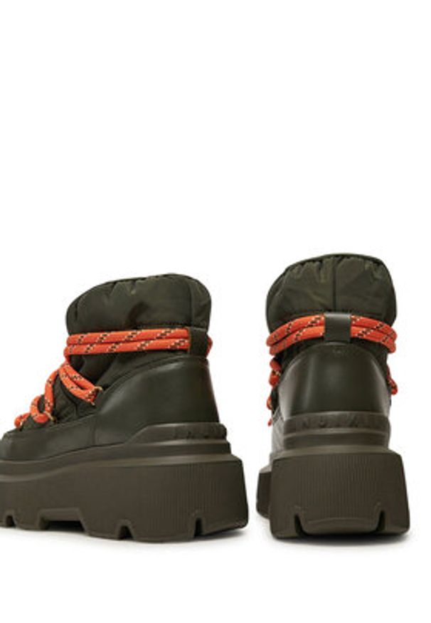 Inuikii Śniegowce Endurance 75202-120 Khaki. Kolor: brązowy. Materiał: materiał