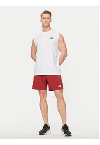 The North Face Tank top Simple Dome NF0A87R3 Biały Regular Fit. Kolor: biały. Materiał: syntetyk, bawełna #4