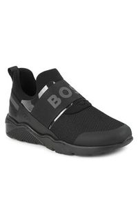 BOSS - Boss Sneakersy J29346 S Czarny. Kolor: czarny. Materiał: materiał