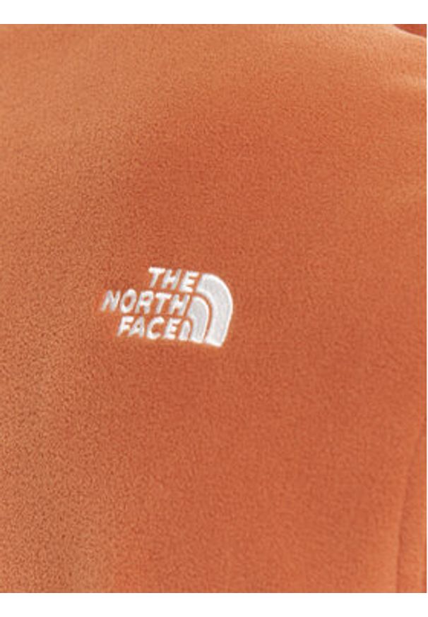 The North Face Polar Glacier NF0A8D0Q Pomarańczowy Regular Fit. Kolor: pomarańczowy. Materiał: syntetyk