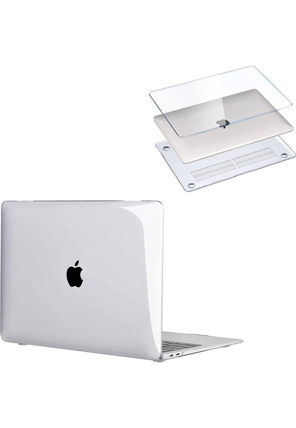 Etui Strado Etui pokrowiec HardShell Case do Apple MacBook Air 13 2018-2020 (Bezbarwne) uniwersalny. Materiał: hardshell