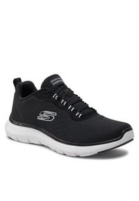 skechers - Skechers Sneakersy Flex Appeal 5.0- 150201/BKW Czarny. Kolor: czarny. Materiał: mesh, materiał #3