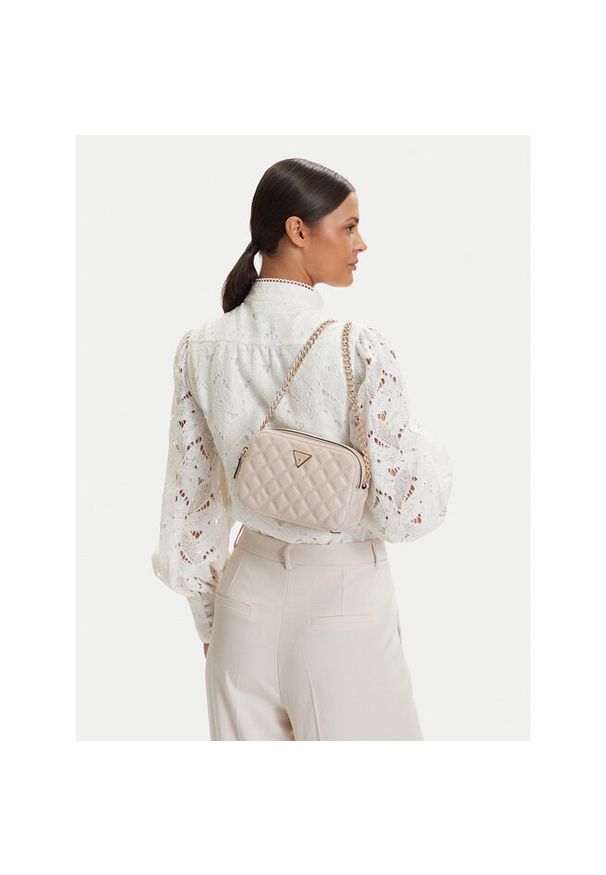 Torebka Guess. Kolor: kremowy