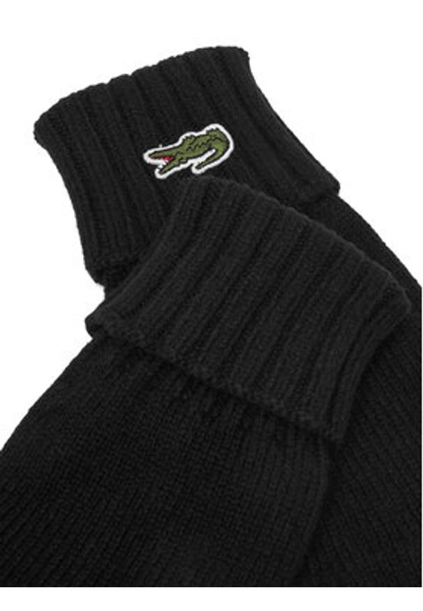 Lacoste Rękawiczki RV0452 Czarny. Kolor: czarny. Materiał: wełna
