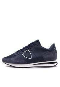Philippe Model Sneakersy Veau TZLU 6005 Granatowy. Kolor: niebieski. Materiał: zamsz, skóra #9