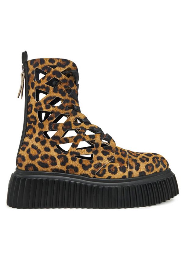 AGL Trzewiki Viggy D751517PGKI043G446 Brązowy. Kolor: brązowy. Materiał: skóra