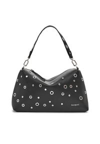 Desigual Torebka 25SAXP96 Czarny. Kolor: czarny. Materiał: skórzane
