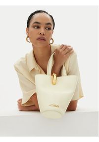 JACQUEMUS Torebka Le Petit Bambol 24H243BA389-3173 Écru. Materiał: skórzane
