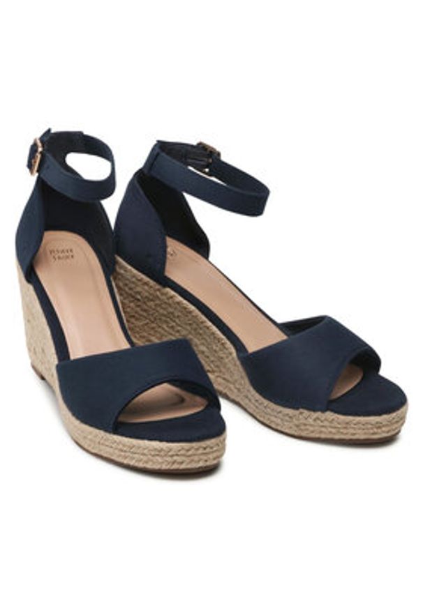 Jenny Fairy Espadryle WFA1764-1A Granatowy. Kolor: niebieski. Materiał: materiał