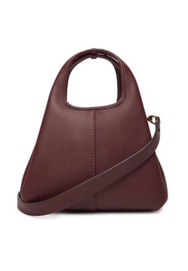 Coach Torebka CM545 Bordowy. Kolor: czerwony. Materiał: skórzane