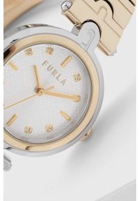 Furla zegarek WW00041008L2 damski kolor złoty. Kolor: złoty. Materiał: materiał #5