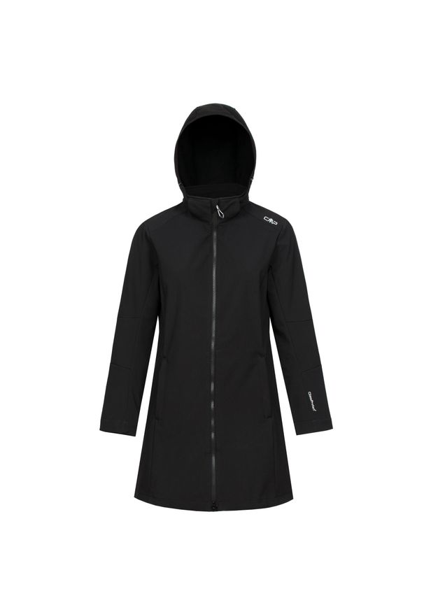 Kurtka damska turystyczna CMP 3A08326. Kolor: czarny. Materiał: softshell. Sport: turystyka piesza