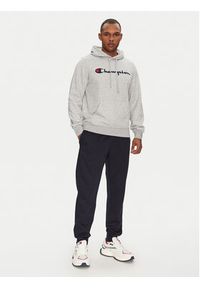 Champion Bluza 220726 Szary Slim Fit. Kolor: szary. Materiał: bawełna, syntetyk #3