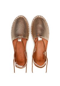 QUAZI Espadryle QZ-51-06-001014 Złoty. Kolor: złoty. Materiał: skóra #3