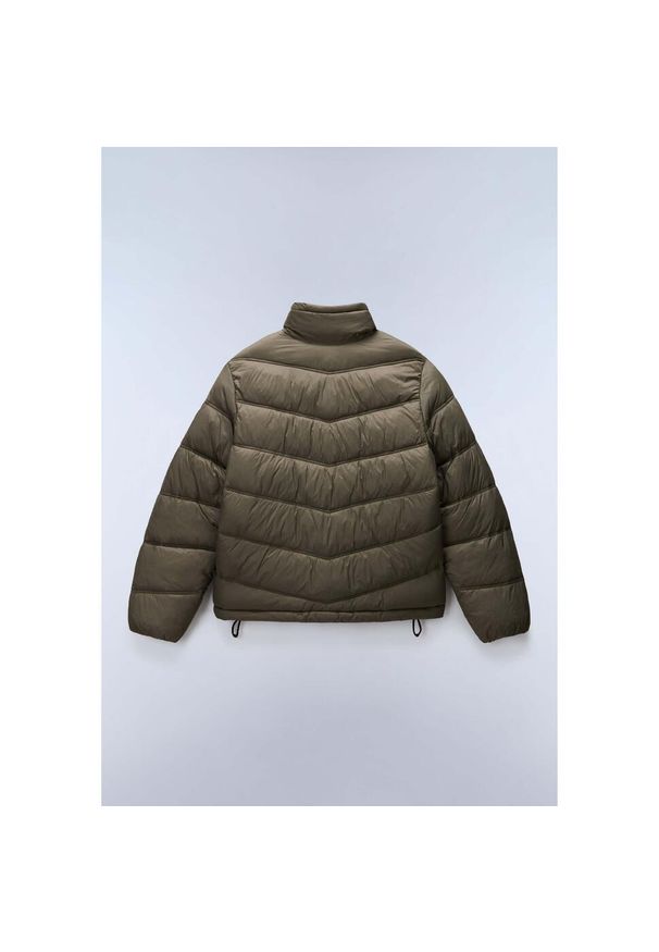 Damska kurtka puchowa Napapijri A-Ega. Kolor: zielony. Materiał: puch