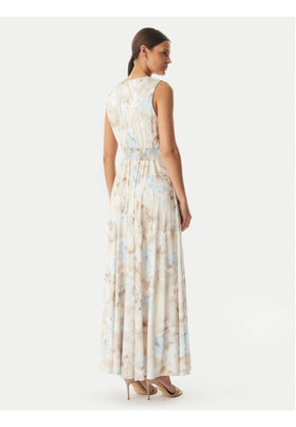 Rinascimento Sukienka wieczorowa CFC0128025003 Beżowy jasny Regular Fit. Kolor: beżowy. Materiał: syntetyk. Styl: wizytowy