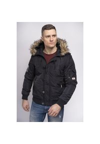 Kurtka zimowa Lonsdale Jarreth. Kolor: czarny. Materiał: puch. Sezon: zima. Sport: turystyka piesza #1