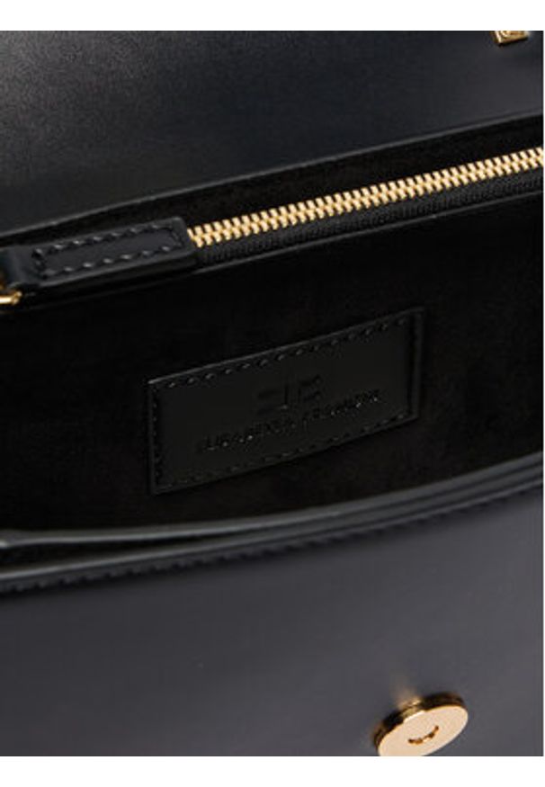 Elisabetta Franchi Torebka BS-91A-61E2-V390 Czarny. Kolor: czarny. Materiał: skórzane