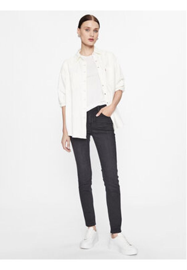 Lee Jeansy 112341963 Czarny Skinny Fit. Kolor: czarny